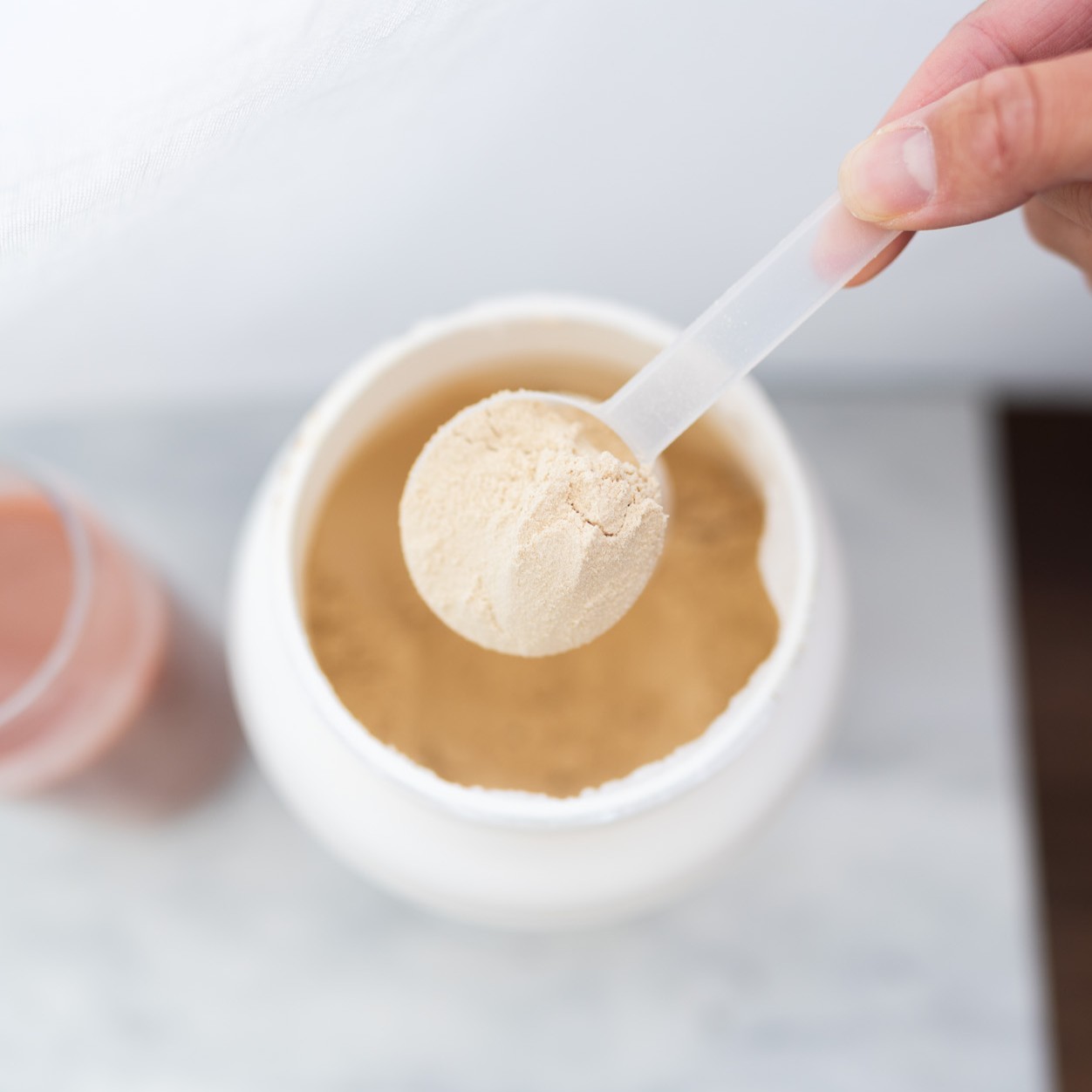 Scoop of Fat Flush Whey Protein powder